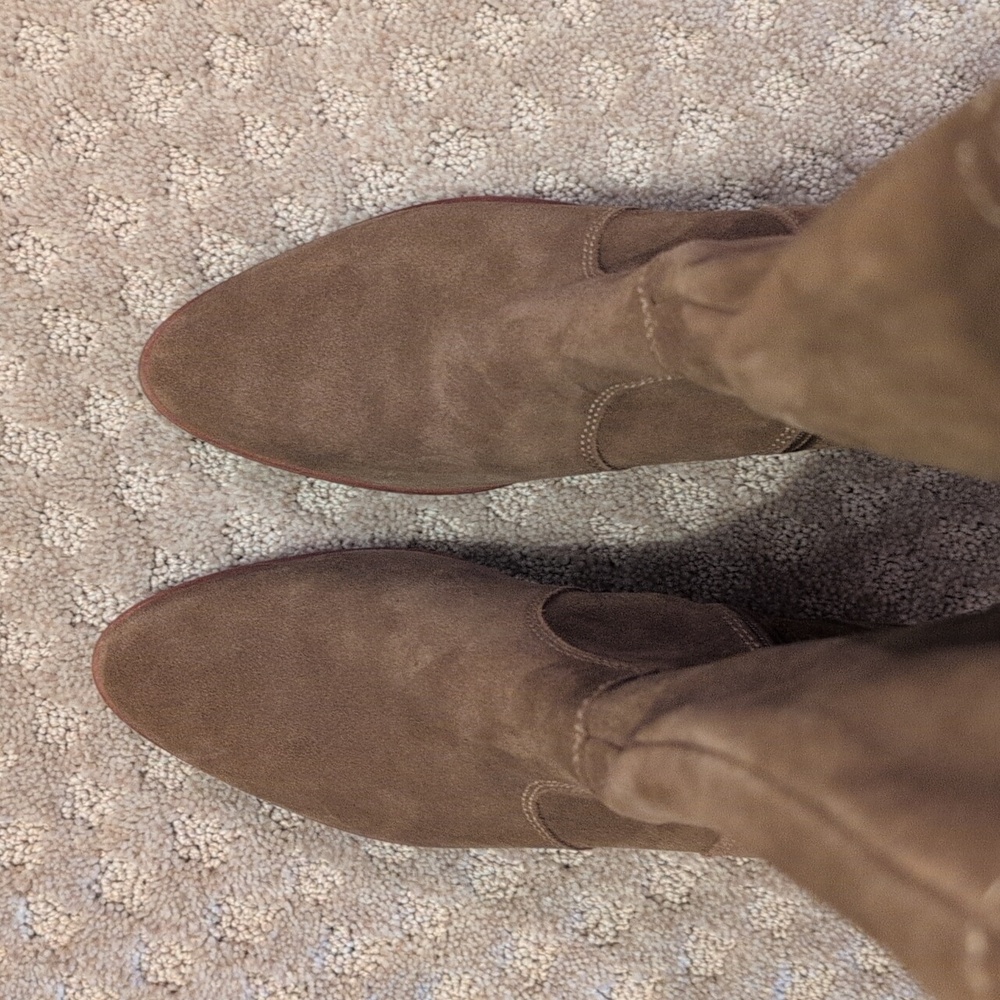 Kelsi Dagger Brooklyn Echo  Suede  Tall Western Boots, Anthropologie - Picture 9 of 14